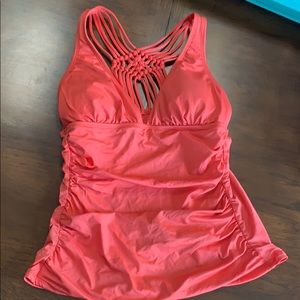 Apt 9 Coral Racerback Tankini Top